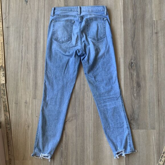 Just Black Denim (JBD) Ladies High Rise Button Fly Skinny Blue Jeans Size 27 - Picture 7 of 9